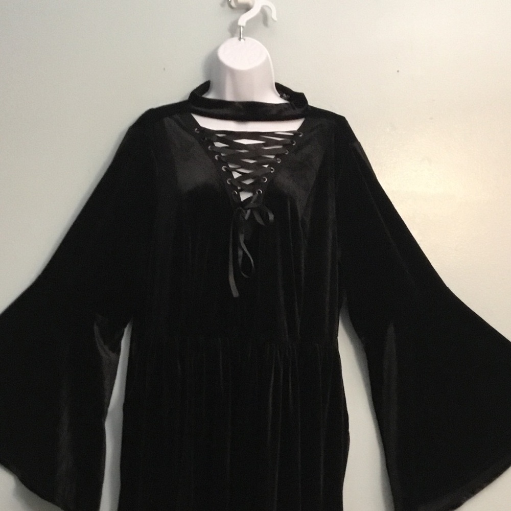 TORRID Elegant Black Lace-Up Dress - Picture 13 of 16